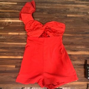 Red romper